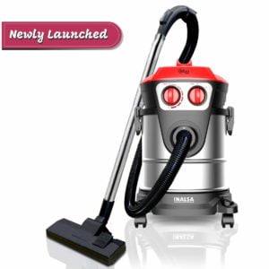 Inalsa Vacuum Cleaner Wet and Dry Micro WD21-1600W with 3in1 Multifunction Wet/Dry/Blowing|Hepa Filteration & 21KPA Powerful Suction